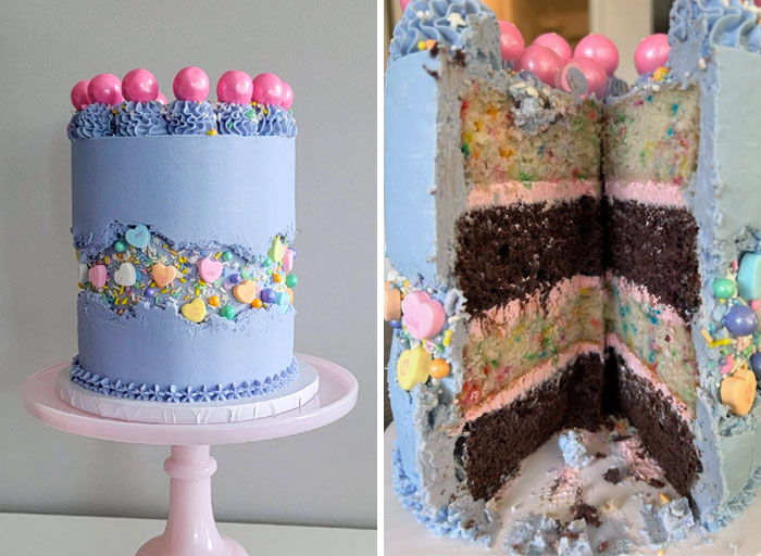 Homemade Valentine's Cake