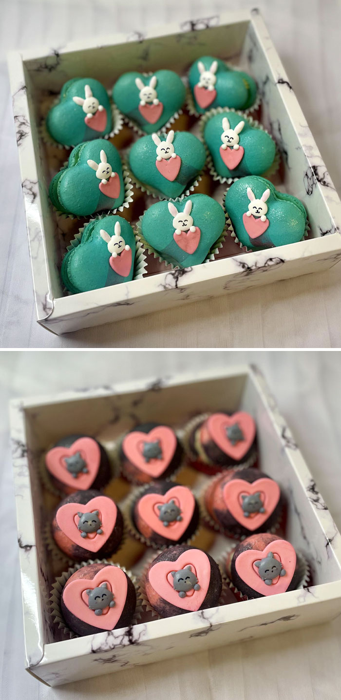 Valentine's Day Macaron Design