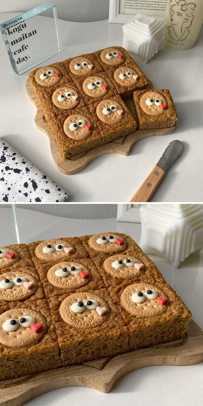 Tea Brownies. It's Delicious, Cute, And Recommended For Valentine's Day