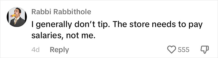 Woman Leaves Store Flabbergasted After Being Asked To Tip 25%