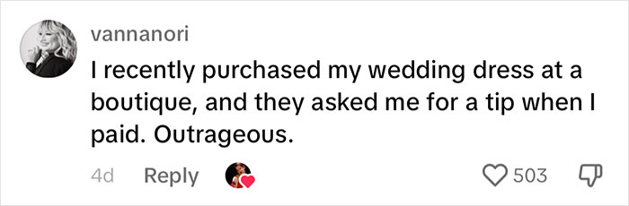 Woman Leaves Store Flabbergasted After Being Asked To Tip 25%