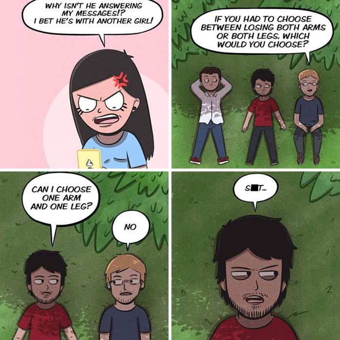 Dark Dystopia: 40 Dark Humor Comics Made By This Artist