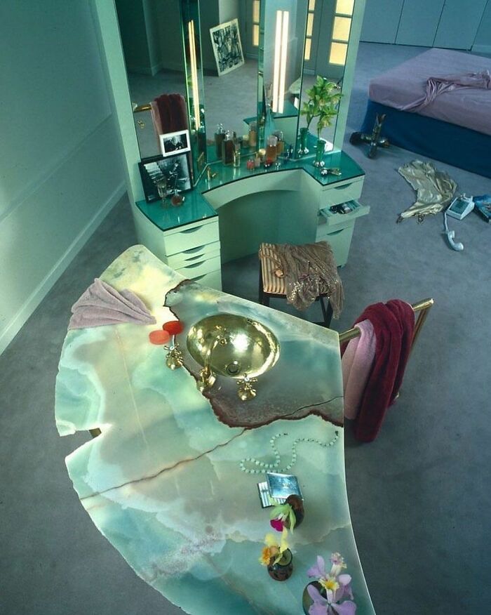 An Elevated View Of Bette Midler's Soho Loft In 1981, Designed By Alan Buchsbaum Photo By Susan Wood