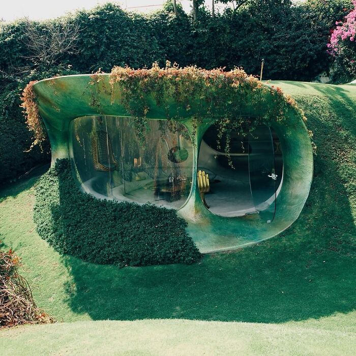 Casa Organica By Javier Senosiain, Completed In 1984 In The Naucalpan De Juárez Neighbourhood Outside Mexico City, Images By @piariverola