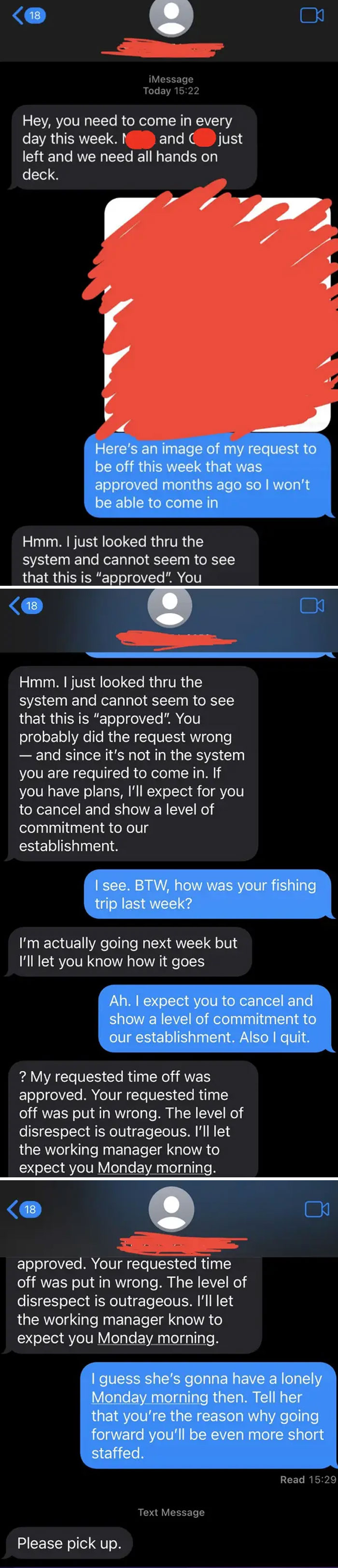 This Boss Who Loves A Double Standard