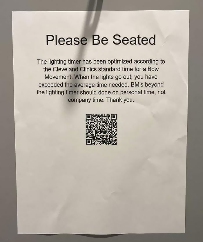 Boss Makes A Dollar, You Make A Dime, So We Regulate Your Poops On Company Time!