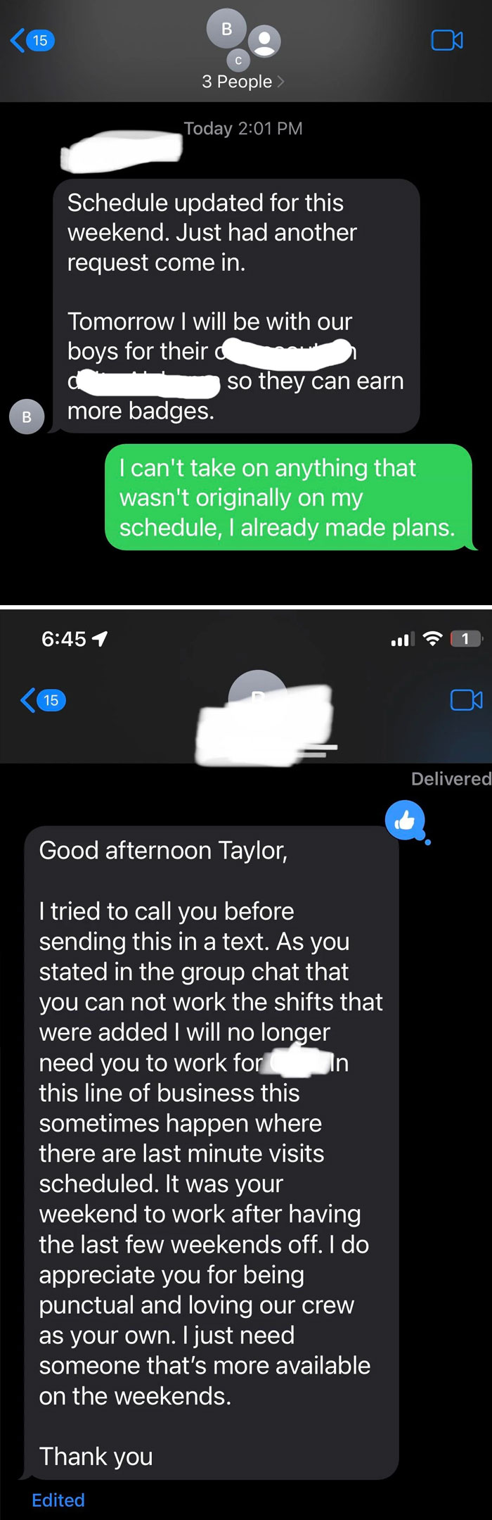 I Got Fired For The First Time