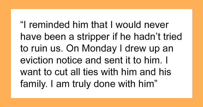Brother And His Wife Bring Up Woman’s Former Stripper Life, She Evicts Them