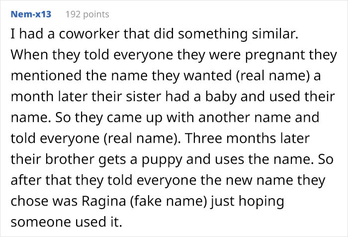 Copycat Sis Livid When It Turns Out Expecting Parents Were Bluffing About Baby’s Name Copycat Sis Livid When It Turns Out Expecting Parents Were Bluffing About Baby’s Name
