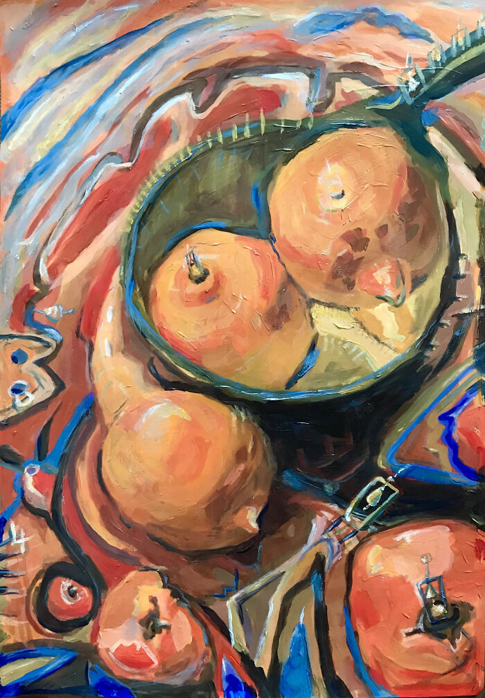 Oranges And Lemons And Small Bells 2022. Acrylic