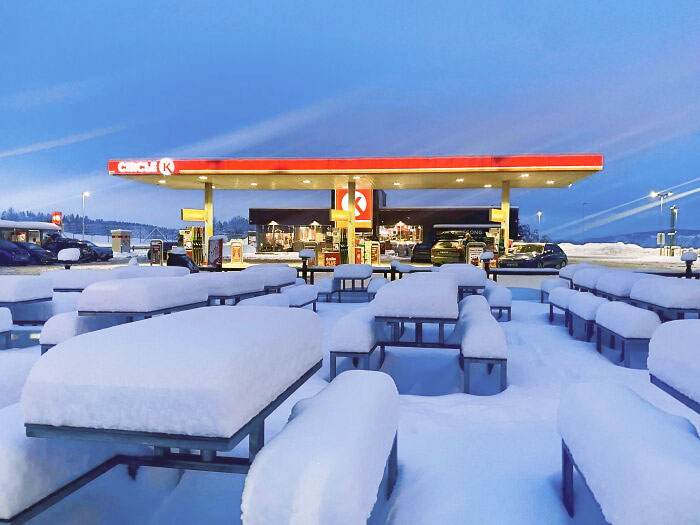 The Amount Of Snow That Fell In Norway