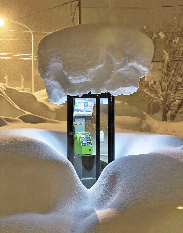 Snowfall In Hokkaido, Northern Japan