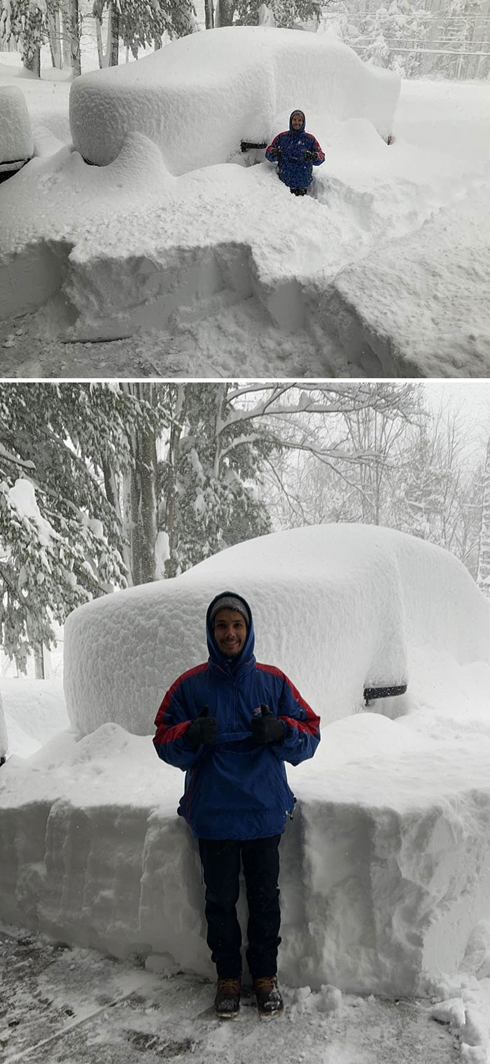 Right Down The Road From The Stadium & Still Projected 36 More Inches In The Next 24 Hours