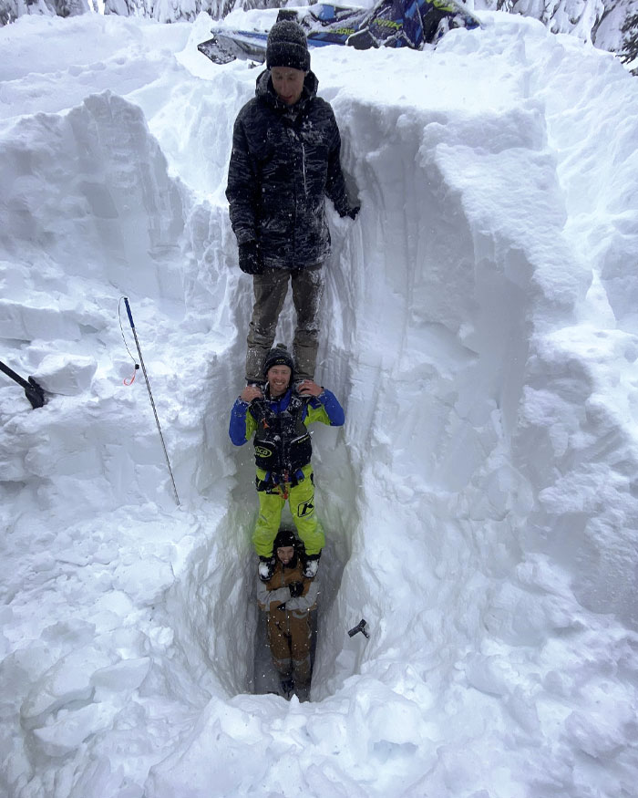 How About That For A Snow Depth?