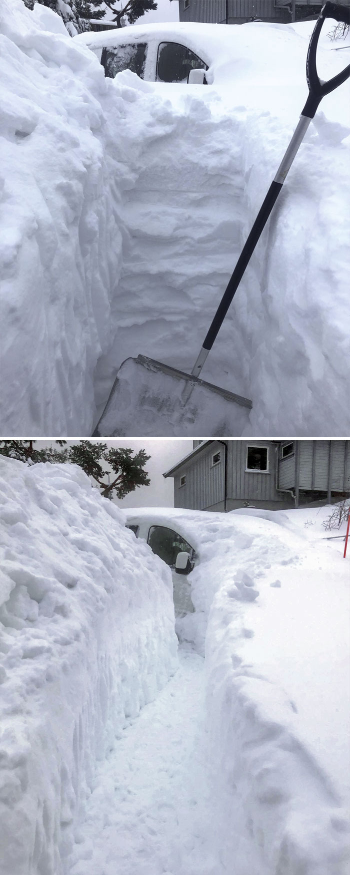 This Is The South Of Norway. We Had All The Snow Of The Whole Of Norway In The Space Of 4 Days! It’s Pretty Mental