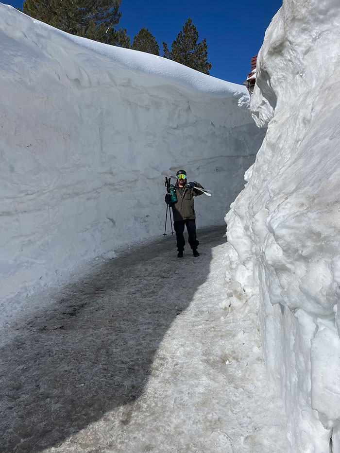 Record Snow Depth At Mammoth Last Year
