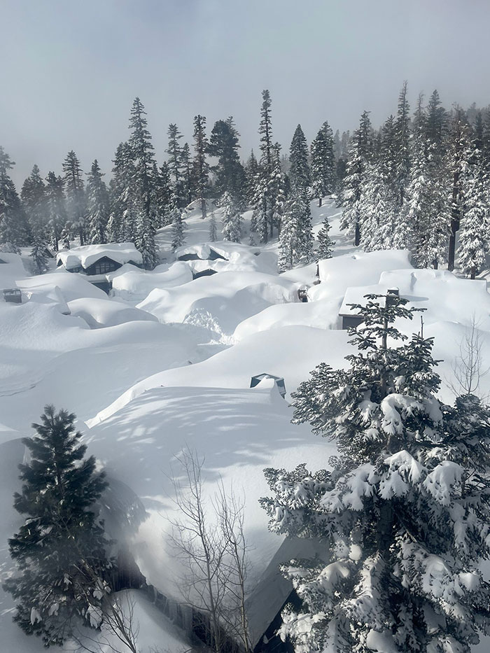 I’m Up In Mammoth Now And The Amount Of Snow Here Is Amazing. This Is A Photo My Son Took From The Gondola Up To The Mountain Today