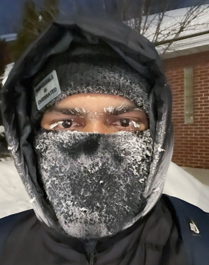 First Winter In Canada. Had A Good 20 Min Walk In -30. Stay Safe Guys