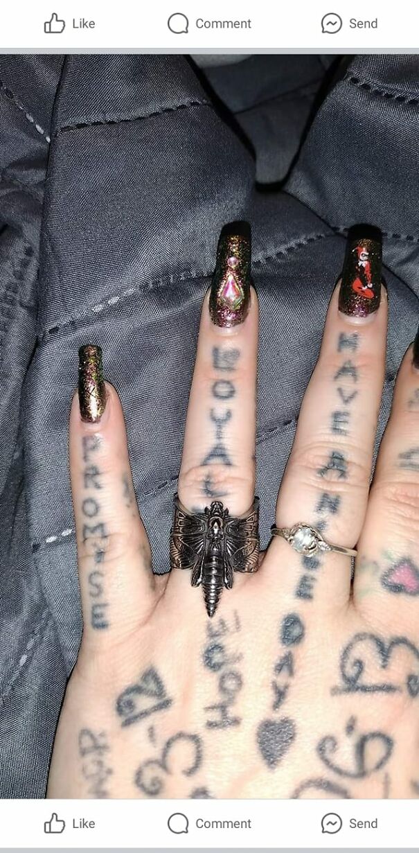 The "V" bugs me (found in another FB group) The "V" bugs me (found in another FB group)