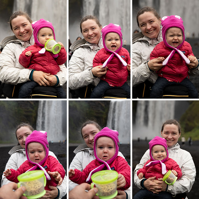 Took The Snack Pack Away From My Daughter So We Could Get A Nice Picture