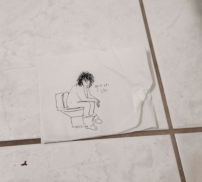 My Girlfriend Slipped This Under The Door While I Was In The Bathroom