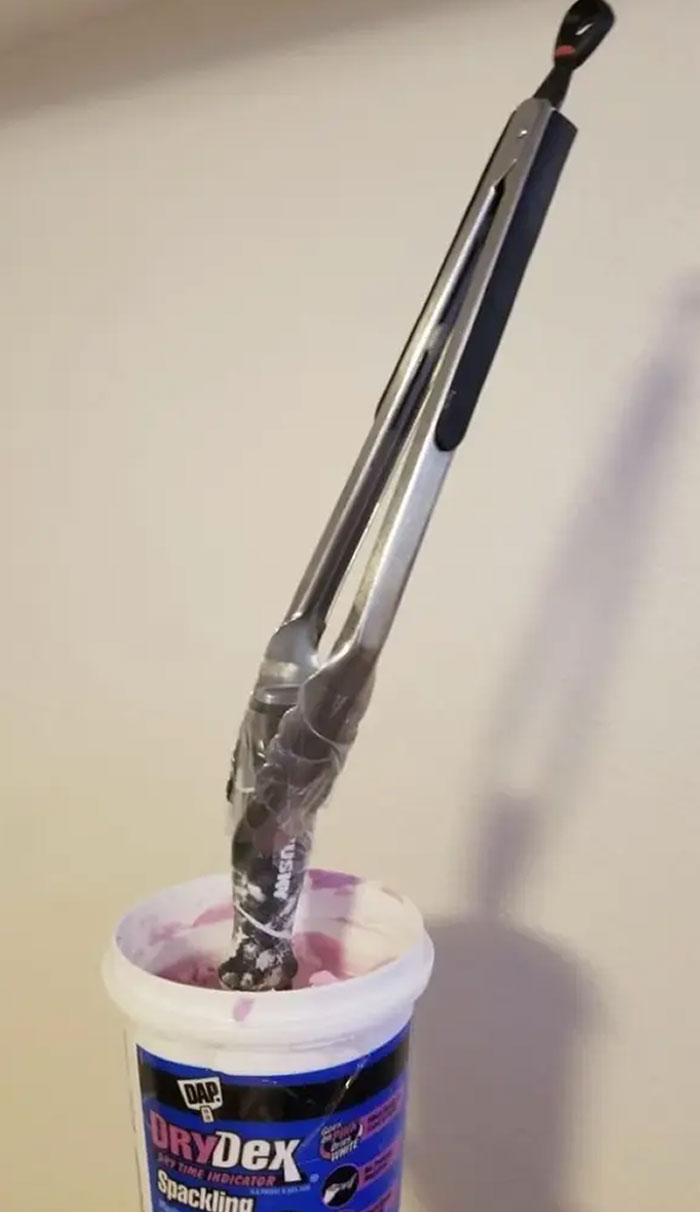 My Wife Is Short And Didn't Want To Get The Ladder