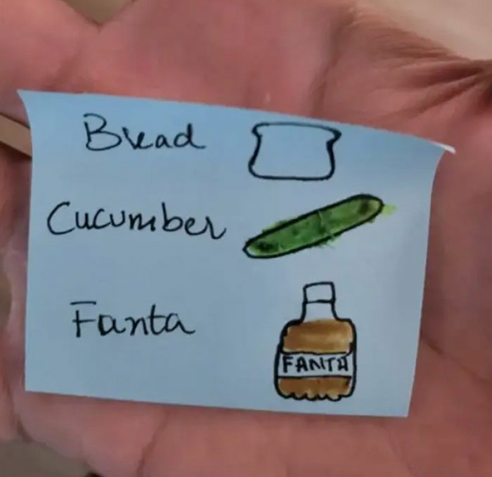 My Wife Made Me A Grocery List