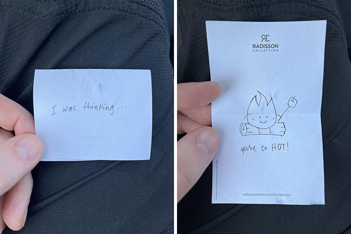 Wife Adds Notes To My Packed Lunches. Today's Edition