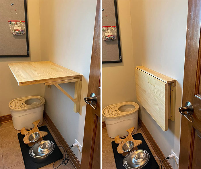 This Wall-Mounted Folding Table Is As Versatile As They Come