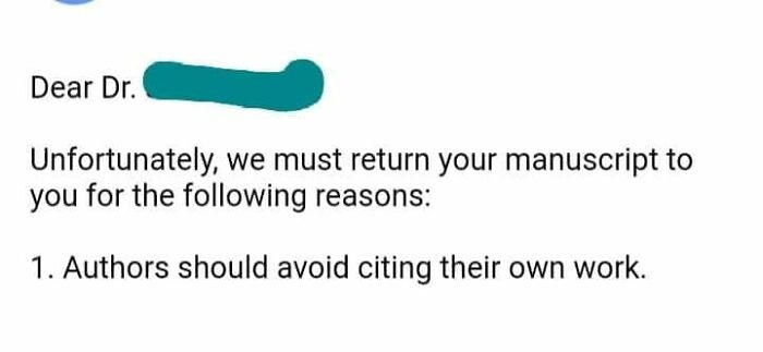 Oh No. I Hope To One Day Cite My Own Work. Halfway There At Least