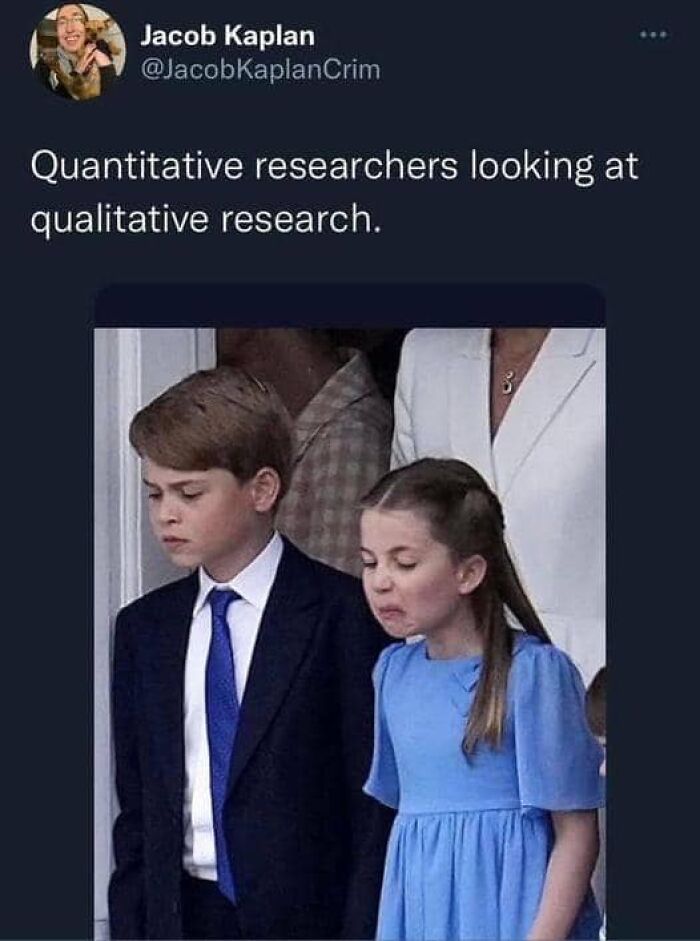 Quantitative Researchers Looking At Their Quantitative Data