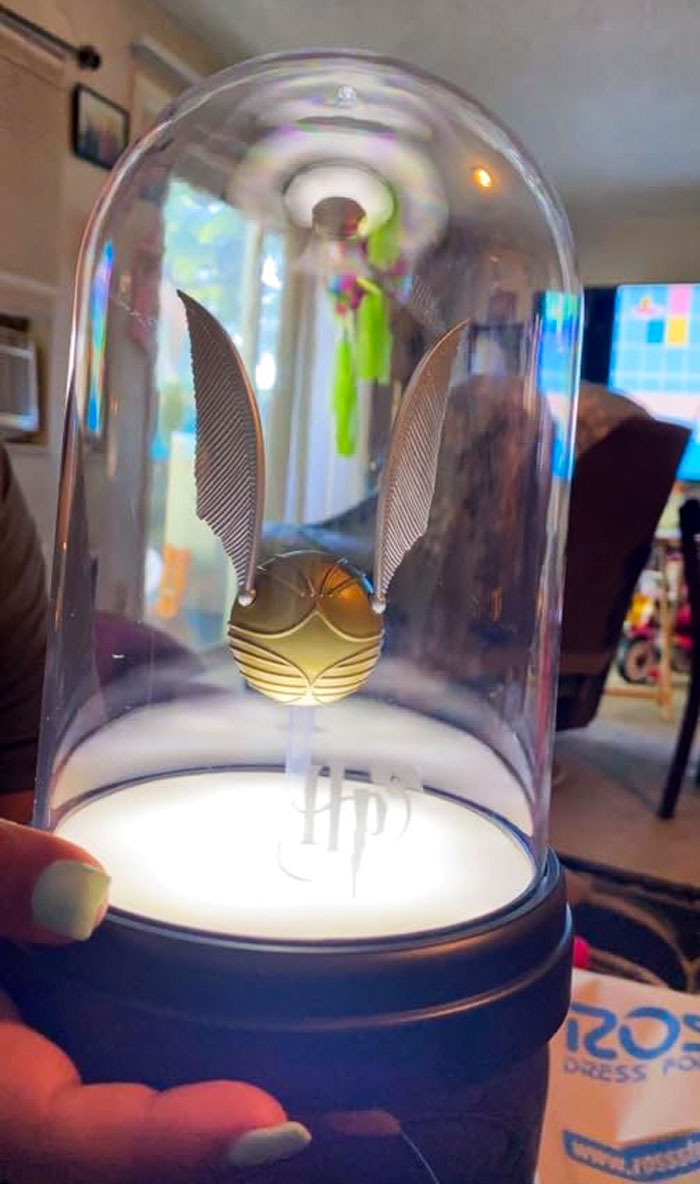 Casting Lumos Could Disturb Your Roomie, But This Snitch Light Adds The Perfect Magical Touch Without Waking The Entire Gryffindor Tower