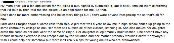 I Pity Those With Helicopter Parents