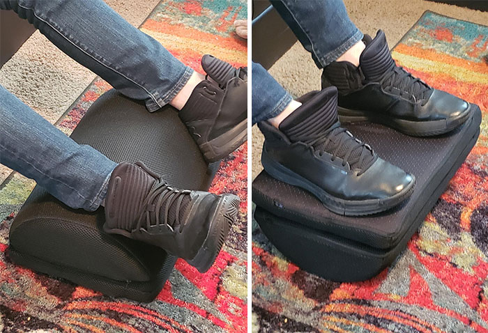Give Your Feet A Break With This Under Desk Foot Rest!