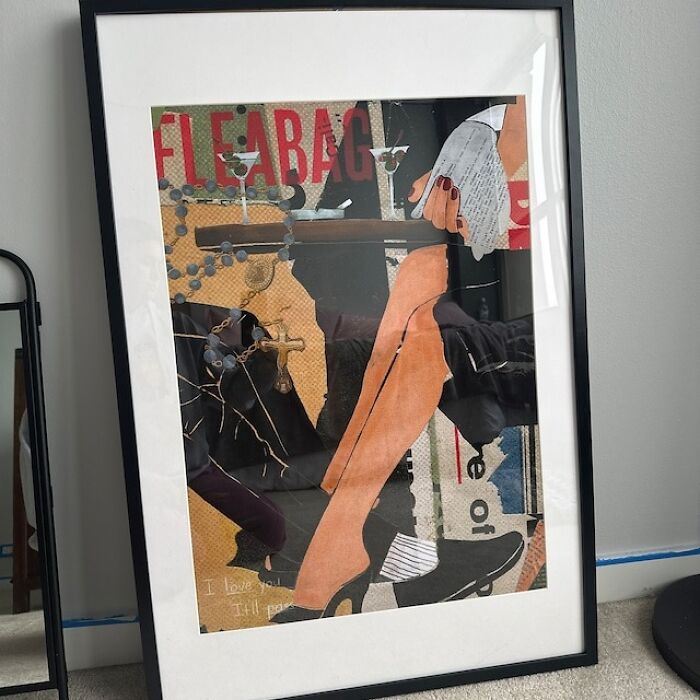 Give Your Space Some Irreverent Flair With A Side Of Fourth-Wall-Breaking Finesse. This 'Fleabag' Portrait Is The Companion Piece For Late-Night Laughs And Existential Musings.