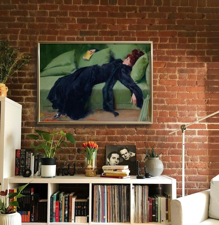 Channeling Those Timeless Vibes With A Nod To The Nostalgic, This Wall Art Has You Double-Taking – Is It A Portrait Or A Mirror?