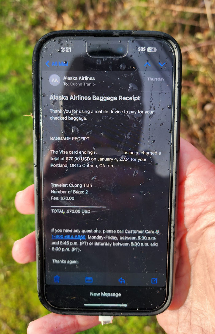 Phone Survives Falling From The Already Viral Alaska Airlines Flight Where A Door Was Lost