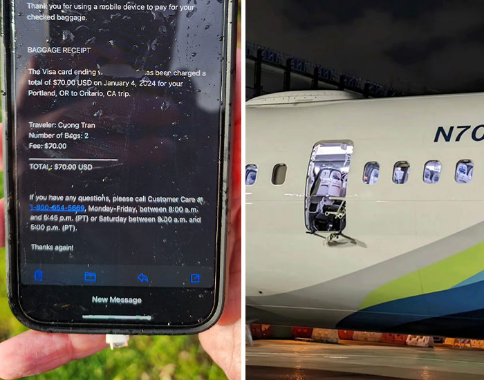 Phone Survives Falling From The Already Viral Alaska Airlines Flight Where A Door Was Lost