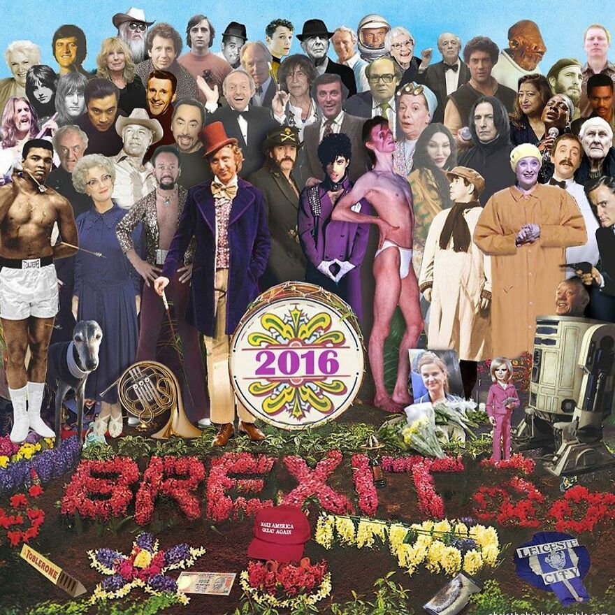2016-2023 Tribute To Famous People Who Passed Away Inspired By Sgt. Pepper’s Album Cover By This Artist 2016-2023 Tribute To Famous People Who Passed Away Inspired By Sgt. Pepper’s Album Cover By This Artist