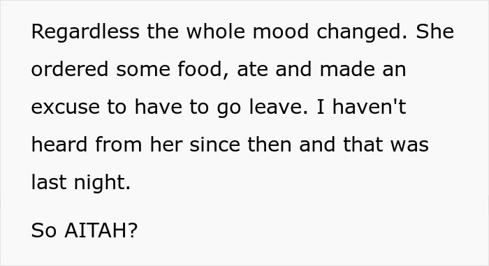 Guy Doesn't Understand Why Date Got Upset He Ate Without Her, The Internet Doesn&rsquo;t Hold Back