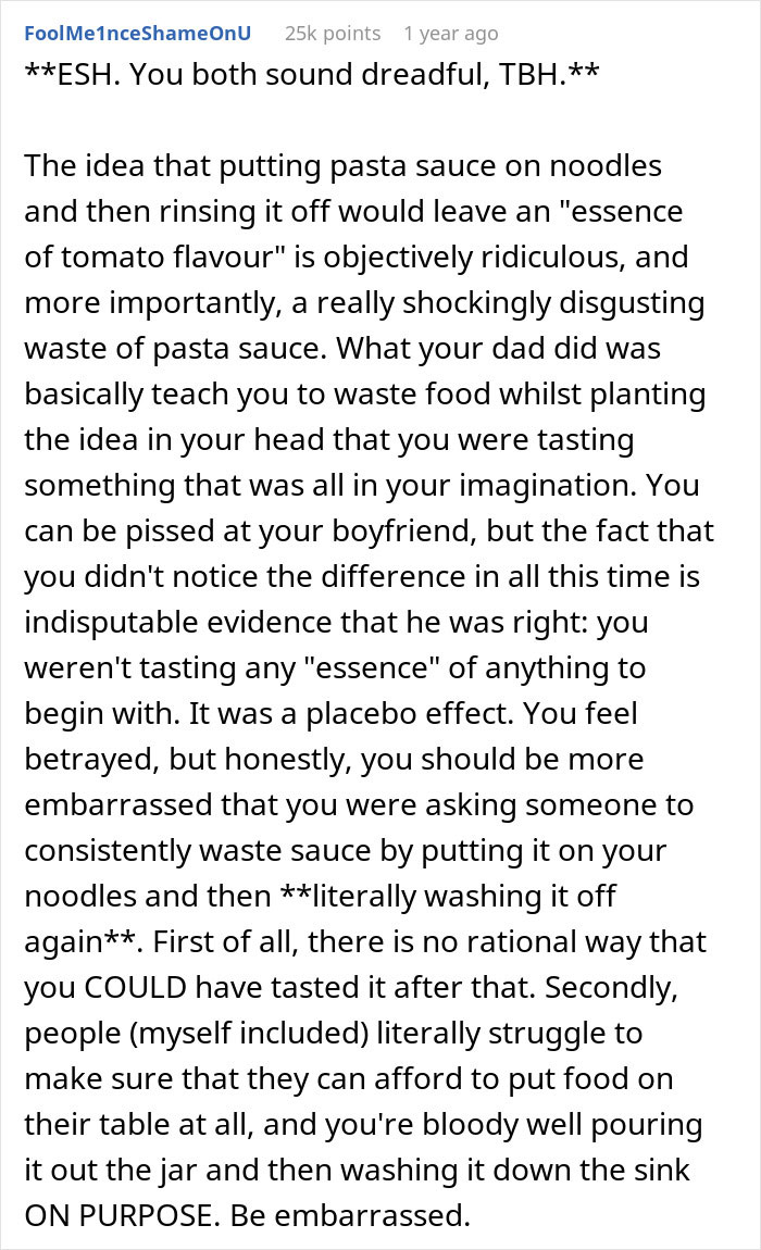 Spaghetti With No Tomato “Essence” Leads Woman To Uncover The Many Lies BF Fed Her Spaghetti With No Tomato “Essence” Leads Woman To Uncover The Many Lies BF Fed Her