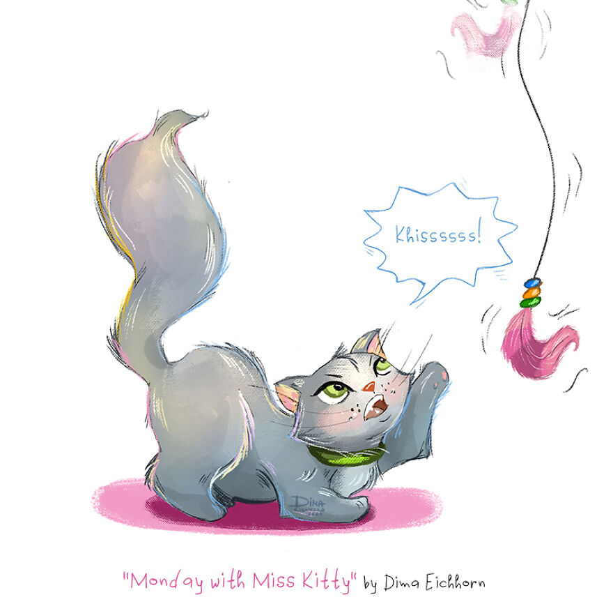 I Wrote And Illustrated A Book About A Day In The Life Of A Cat!