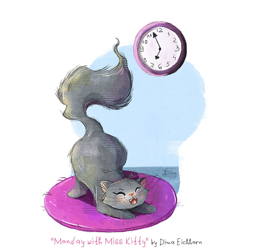 I Wrote And Illustrated A Book About A Day In The Life Of A Cat!