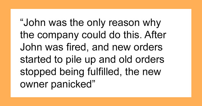 New Boss Fires Employee He Didn’t Like, Turns Out He Brought In Nearly 50% Of Company’s Income