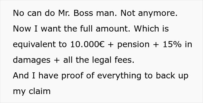 Boss Loses &ldquo;Big Time&rdquo; After Telling Ex-Worker To Get A Lawyer And They Find More Costly Mistakes