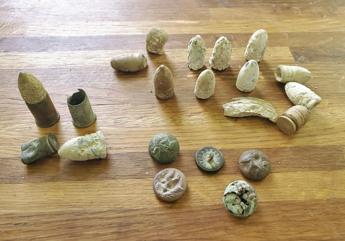 Civil War Relics I Found Around Our House. It Was A Union Hospital