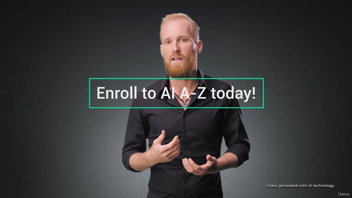  Artificial Intelligence A-Z on Udemy : Fast track your way into becoming the tech genius of tomorrow - master AI effortlessly with our comprehensive and user-friendly course designed to solve real-world problems. Become an AI expert in no time!