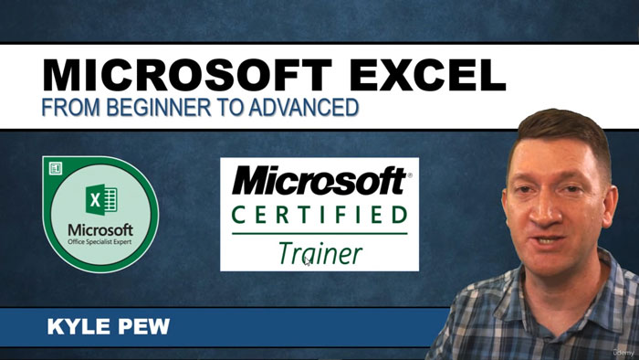 Master the Art of Spreadsheets with Microsoft Excel: From Beginner to Advanced on Udemy . Level up your office game, automate your daily tasks, and wow your boss with this comprehensive Excel training course.