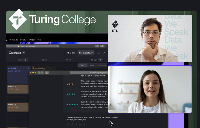  Turing College : Boost Your Tech Skills on Your Own Schedule! Learn and grow at your own pace with personalized, hands-on education and skyrocket into an exciting new career or upgrade your current one, without hitting pause on your life.