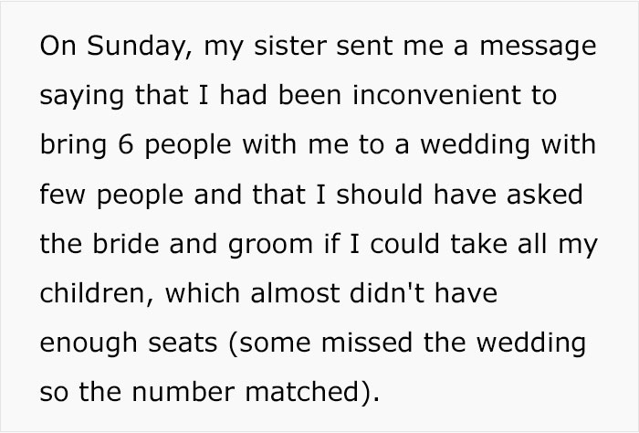 &ldquo;Am I A [Jerk] For Bringing 6 People With Me To My Niece&rsquo;s Wedding?&rdquo;